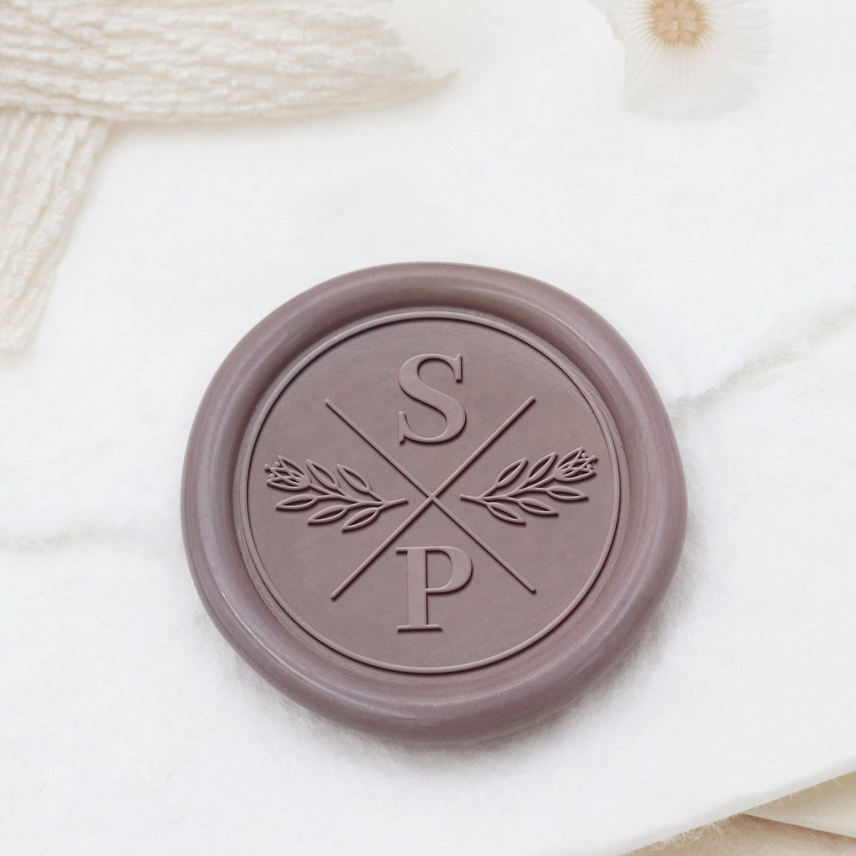Stamprints Sellos de Lacre con Monograma Personalizado para Bodas 1