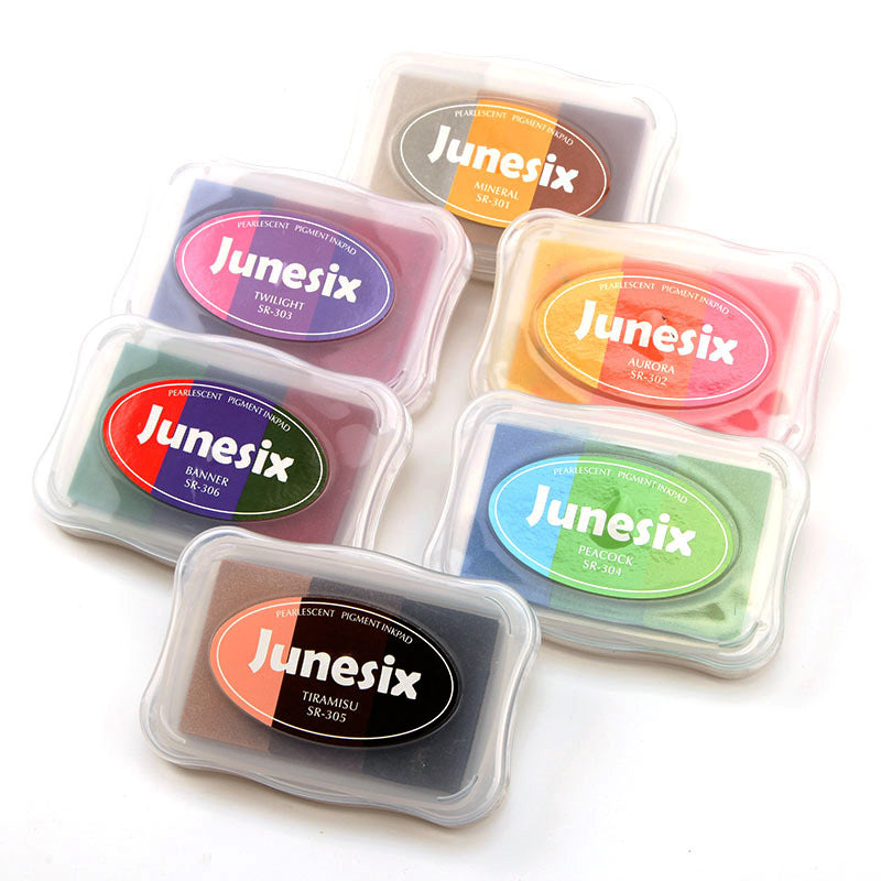 Pearlescent Multicolor 3-Color Gradient Ink Pad a3
