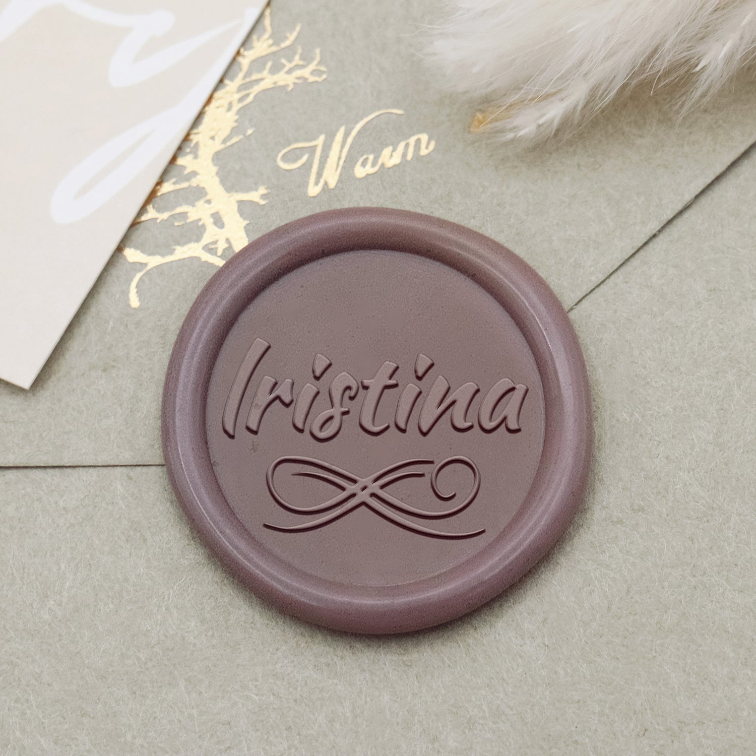 Custom Name Wax Seal Stamp (27 Designs) - Stamprints1
