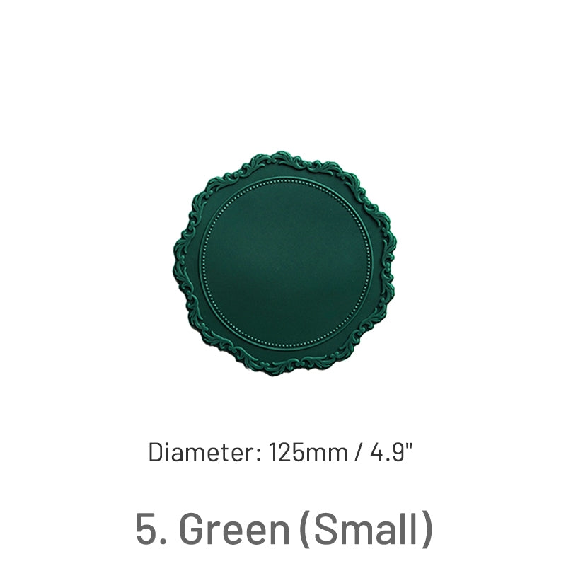 Vintage Baroque Lace Wax Seal Silicone Mat sku-3