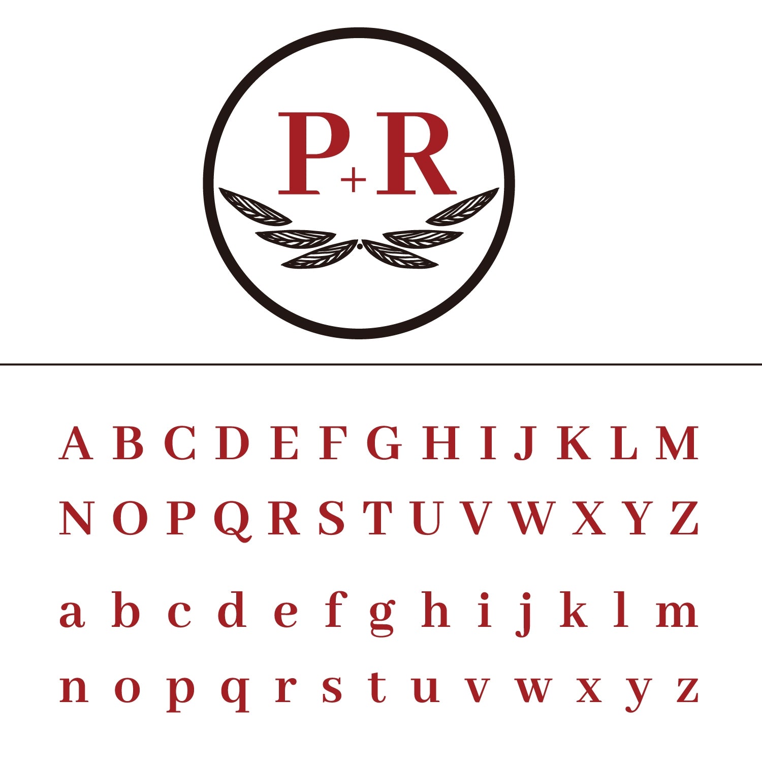 Sello de Caucho de Lacre con Monograma de Boda de Ala Personalizado 9