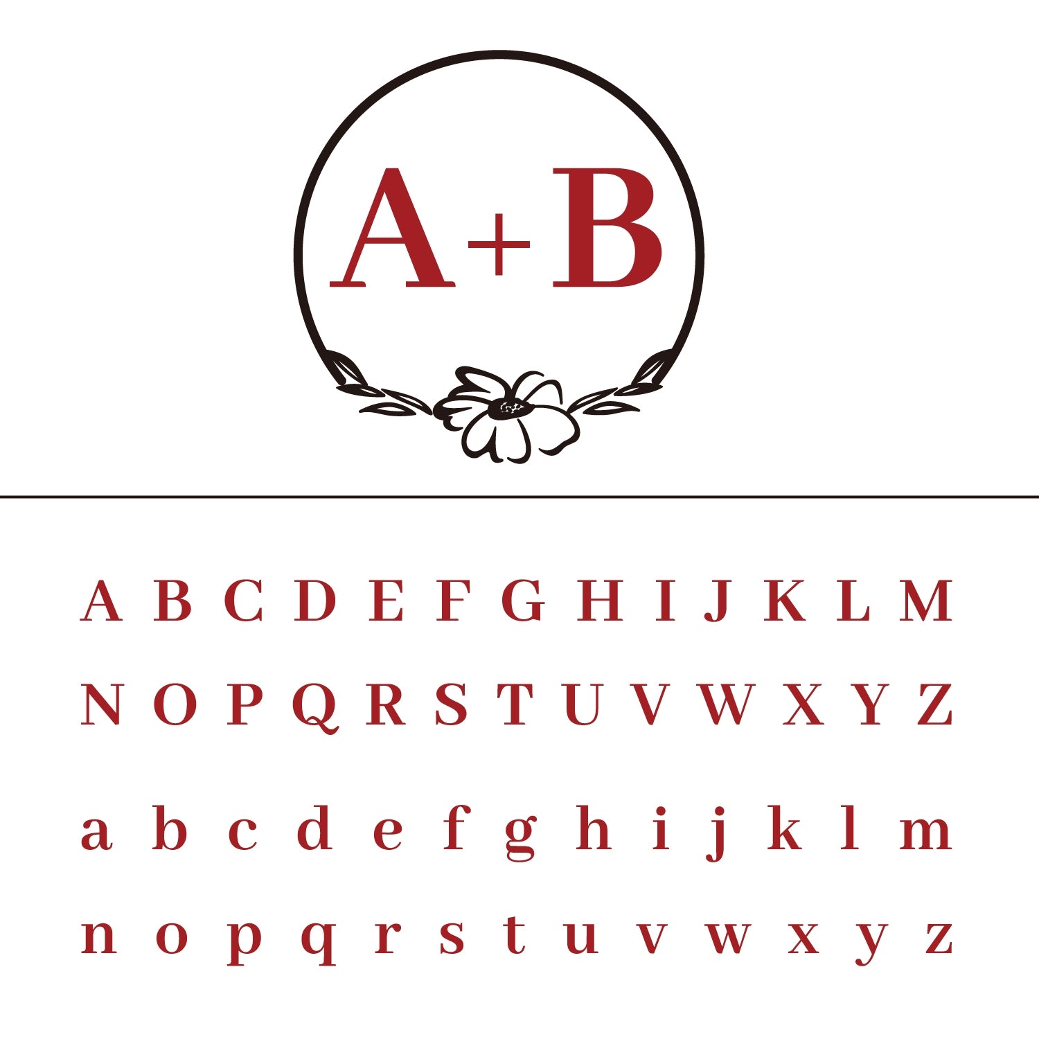 Custom Blossom Wedding Monogram Wax Seal Stamp 13