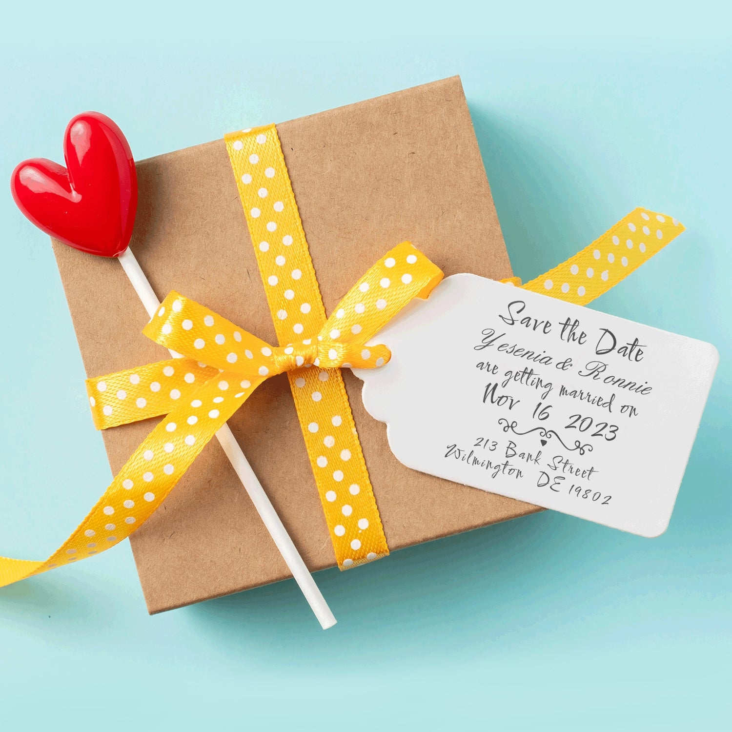 Sello de Caucho de Boda con Fuente de Escritura a Mano de Texto Puro Personalizado para Reservar la Fecha4