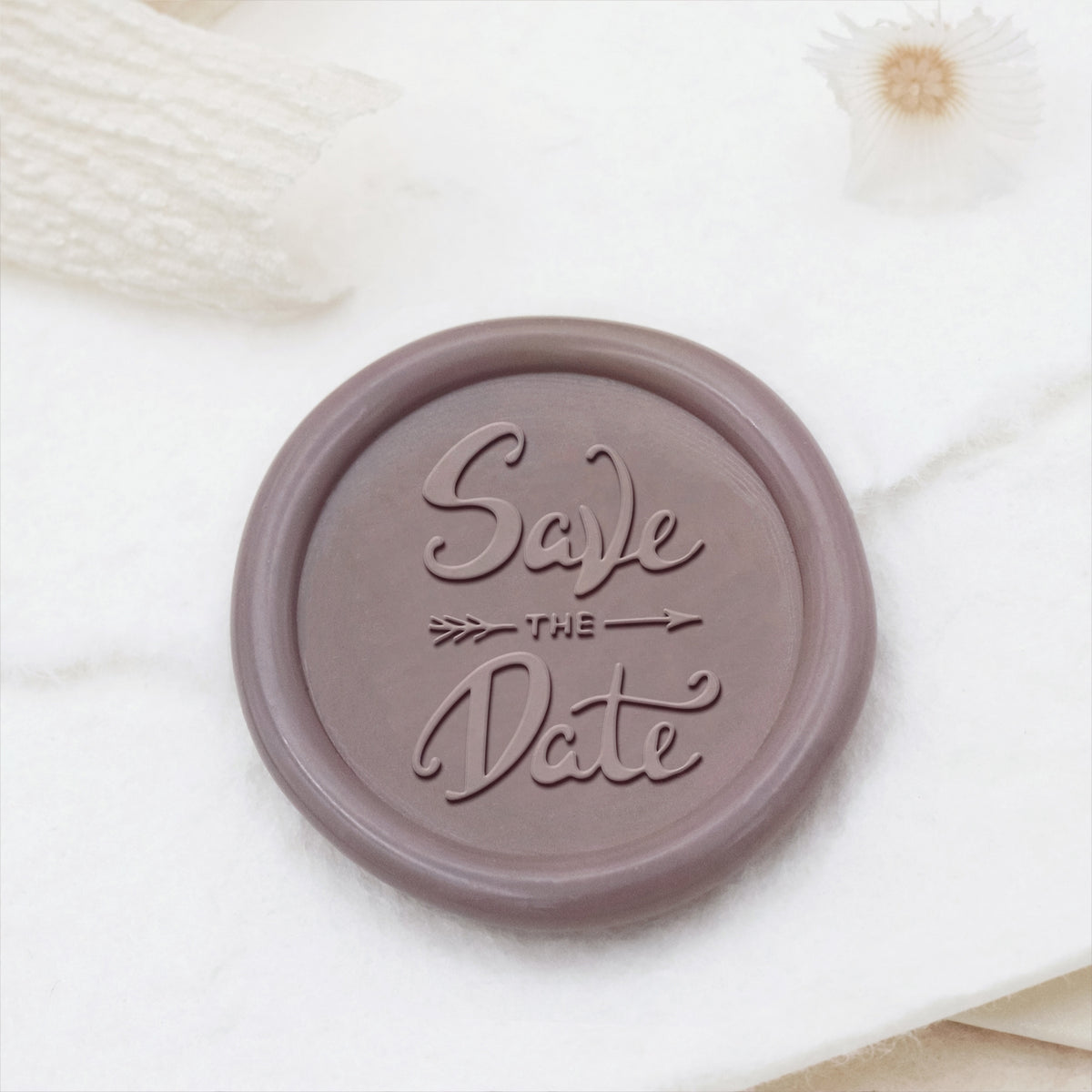 Sello de Lacre para Invitación de Boda y Anuncio - Estilo 7 7-2