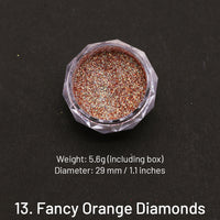 13. Diamantes Naranjas Elegantes
