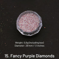 15. Diamantes Morados Elegantes