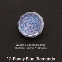 17. Diamantes Azules Elegantes