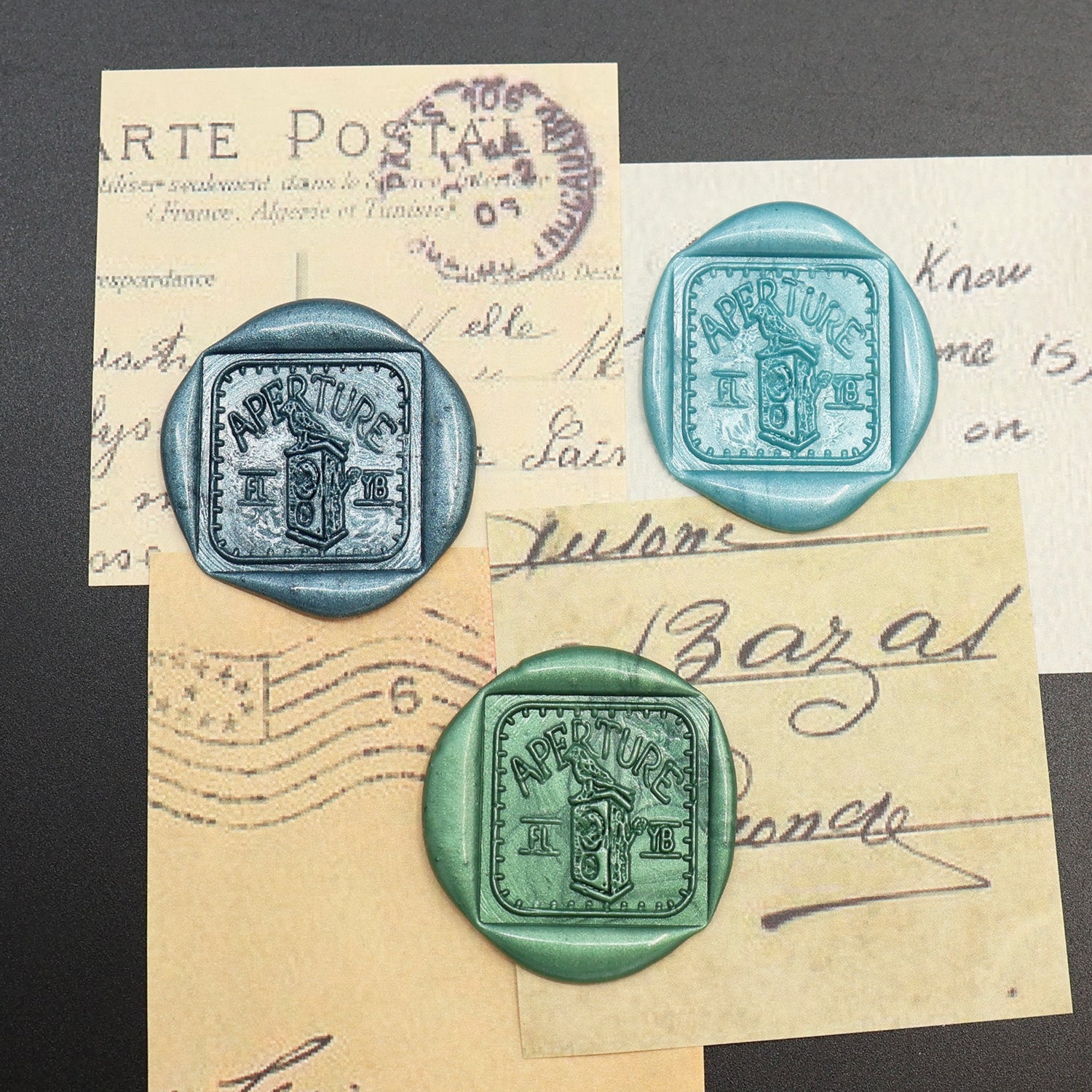Sello de Lacre Cuadrado y Rectangular de Diseño Personalizado con Tu Arte 2