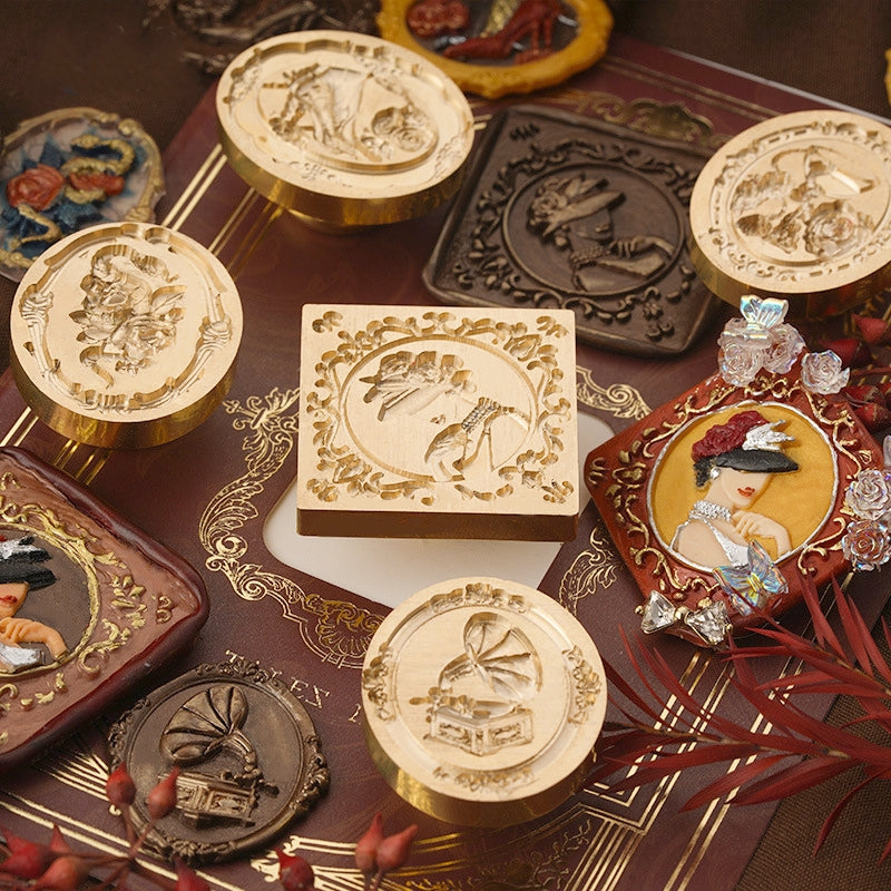 Sello de Lacre 3D de Dama en Relieve (6 Diseños) a