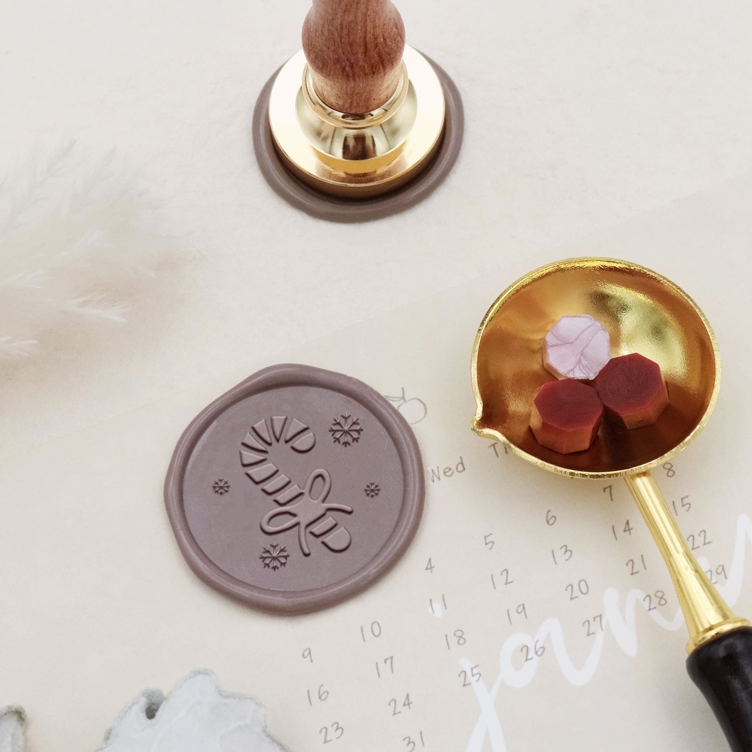 Christmas Wax Seal Stamp (27 Designs)-25 4