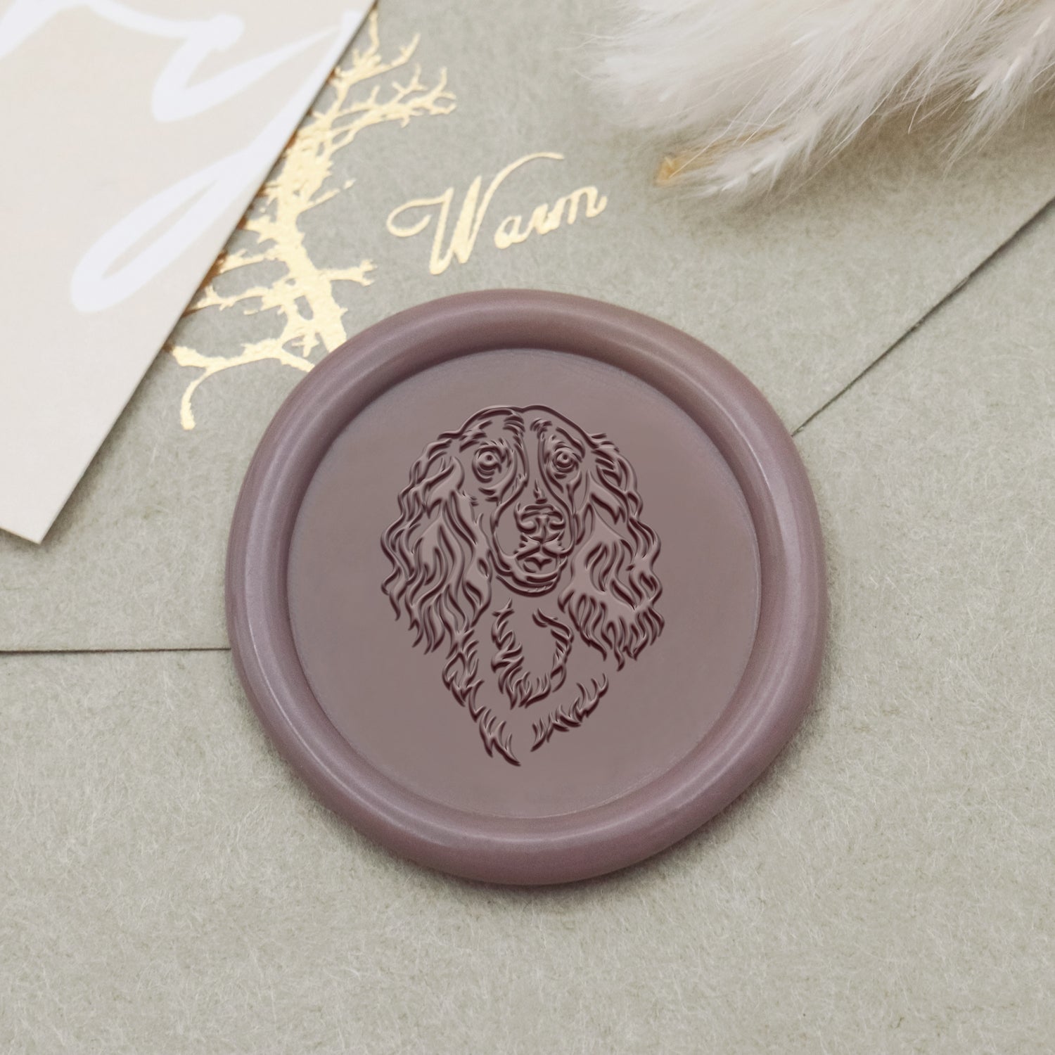 Sello de Lacre de Perro Springer Spaniel Inglés - Stamprints1