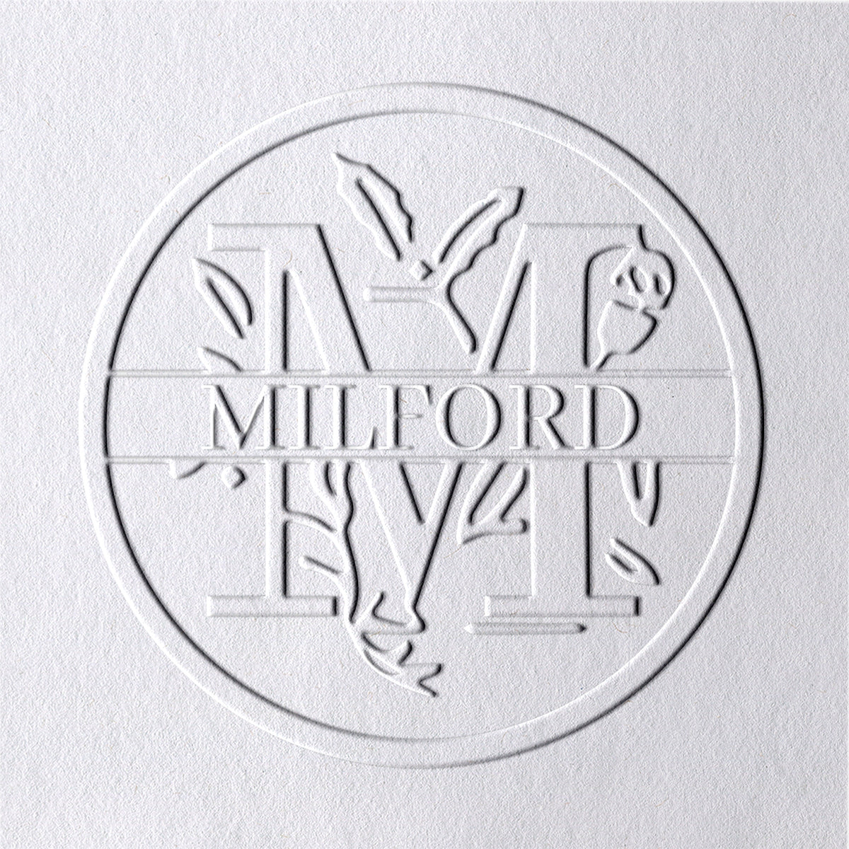 26 Letter Custom Floral Name Embosser - M M1