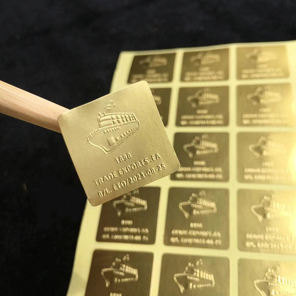 Custom Embossed Label Stickers: Custom Relief Labels | Business Labels | Premium Brand Marks4