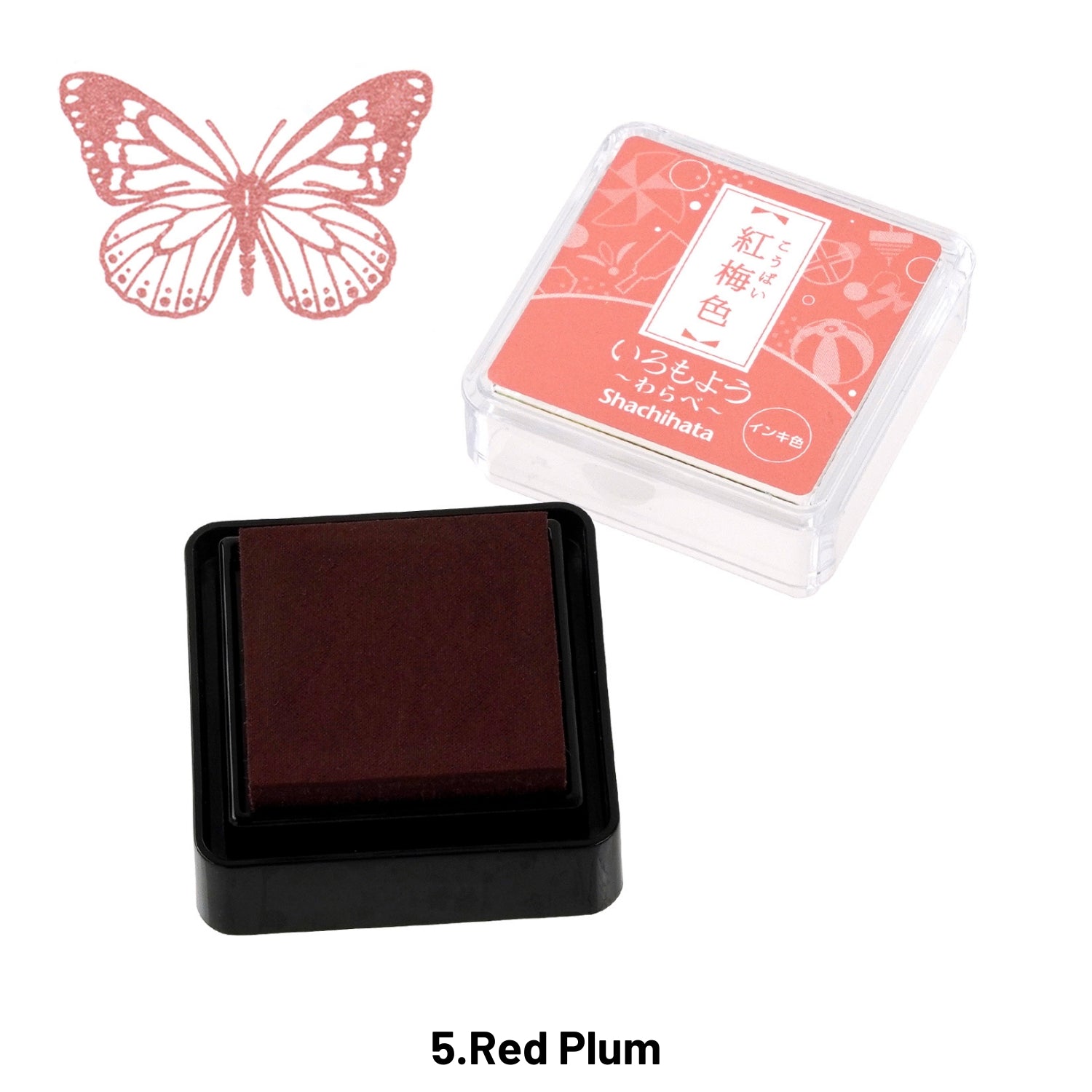Almohadilla de Tinta de Sello de Caucho de Pintura a Base de Aceite Mini Japonesa Shachihata 40