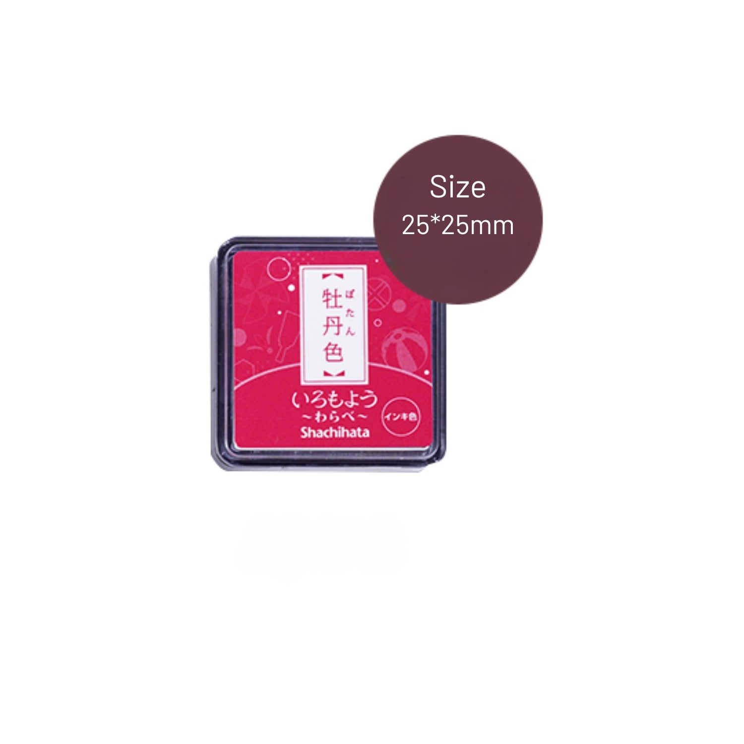 Almohadilla de Tinta de Sello de Caucho de Pintura a Base de Aceite Mini Shachihata Japonesa 311111111