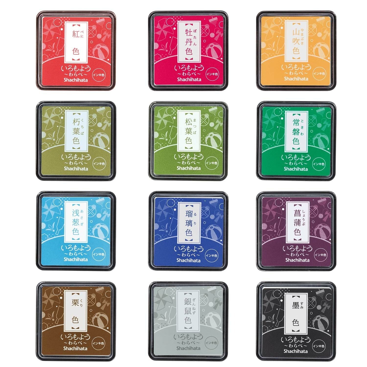 Almohadilla de Tinta de Pintura a Base de Aceite Mini Shachihata Japonesa Sello de Caucho 2111