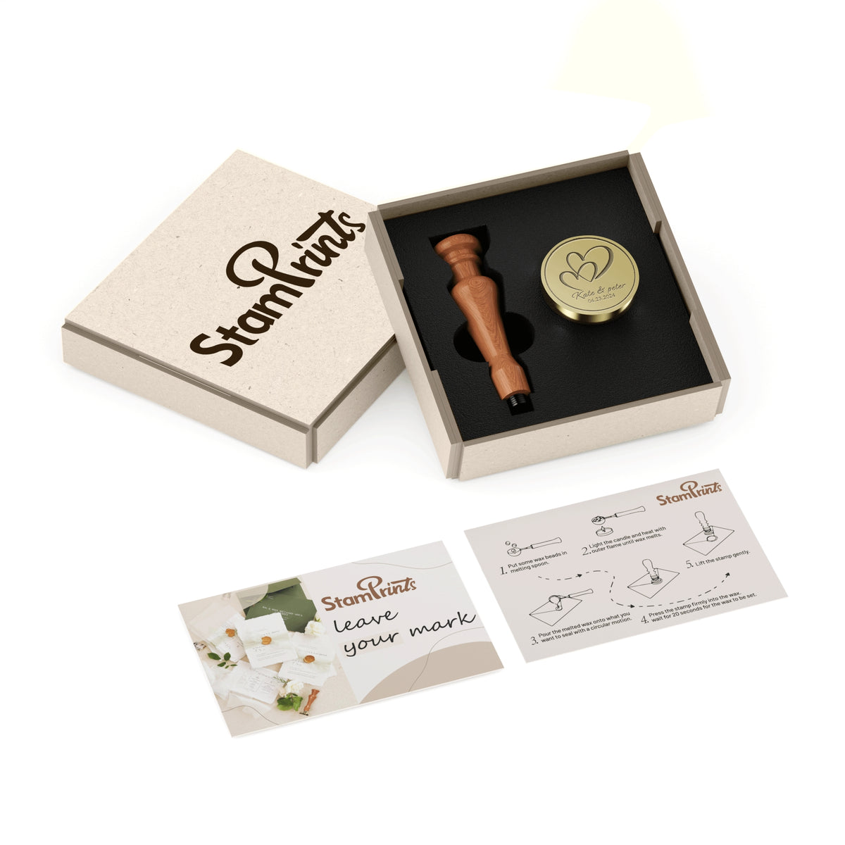 Paquete de Regalo de Sello de Lacre Personalizado Stamprints