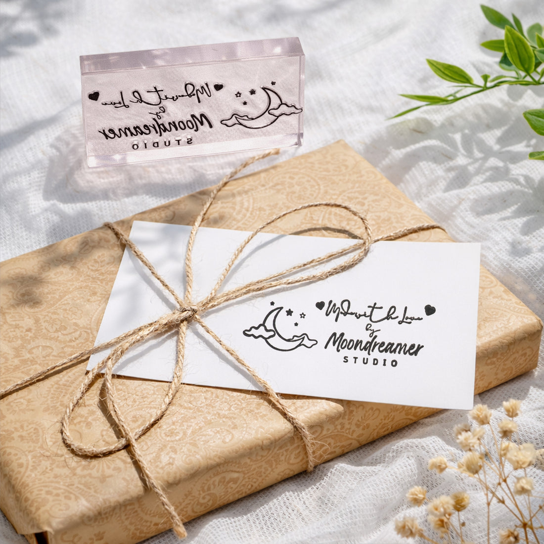 Custom Acrylic Rubber Stamps for Business & Crafts with Your Logo : Artwork6