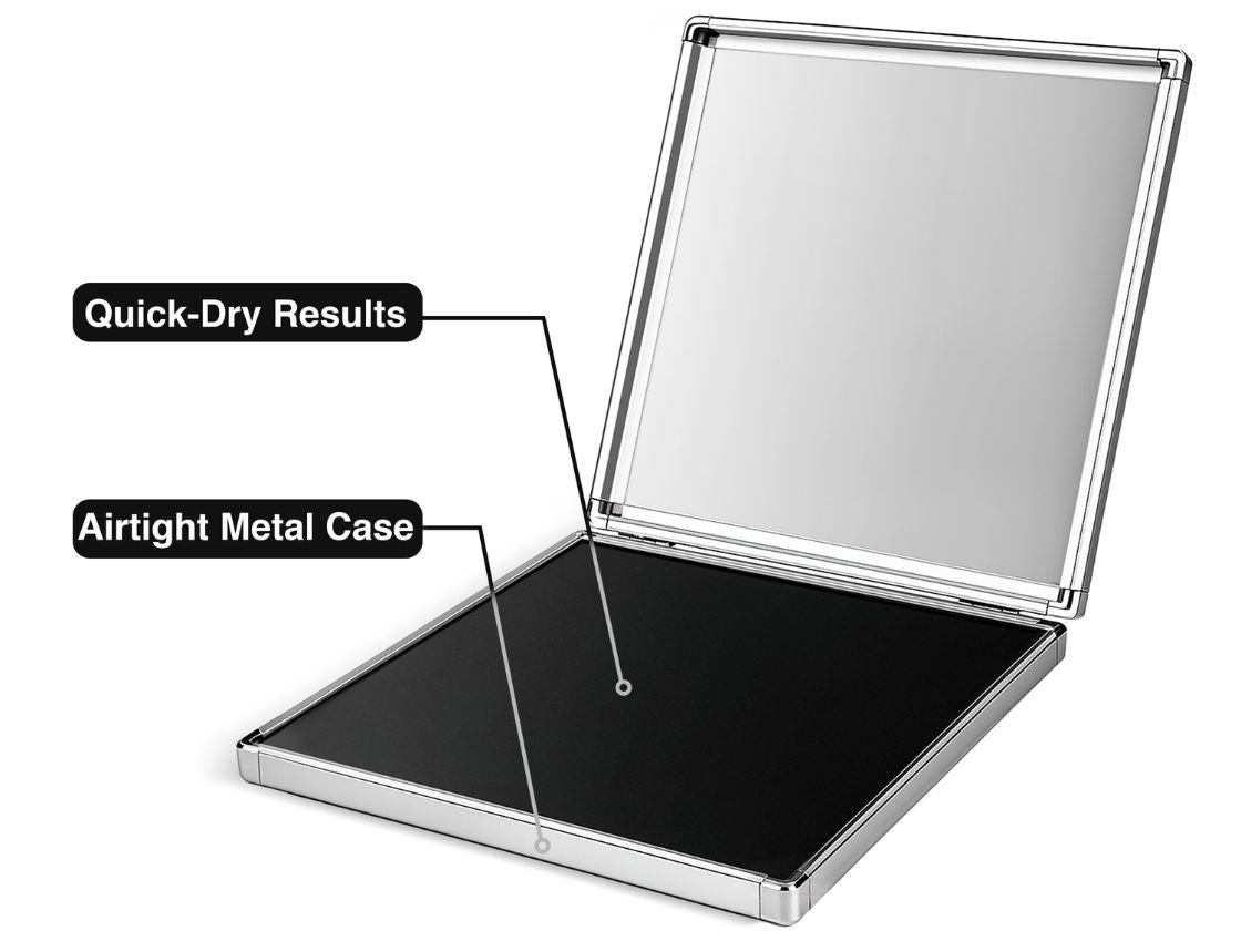 Extra Large Quick-Dry Multi-Color Ink Pad with Metal Case30