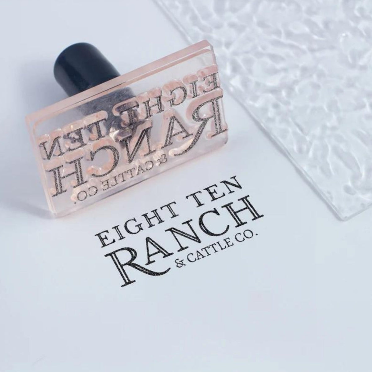 Custom Acrylic Rubber Stamps for Business & Crafts with Your Logo : Artwork1