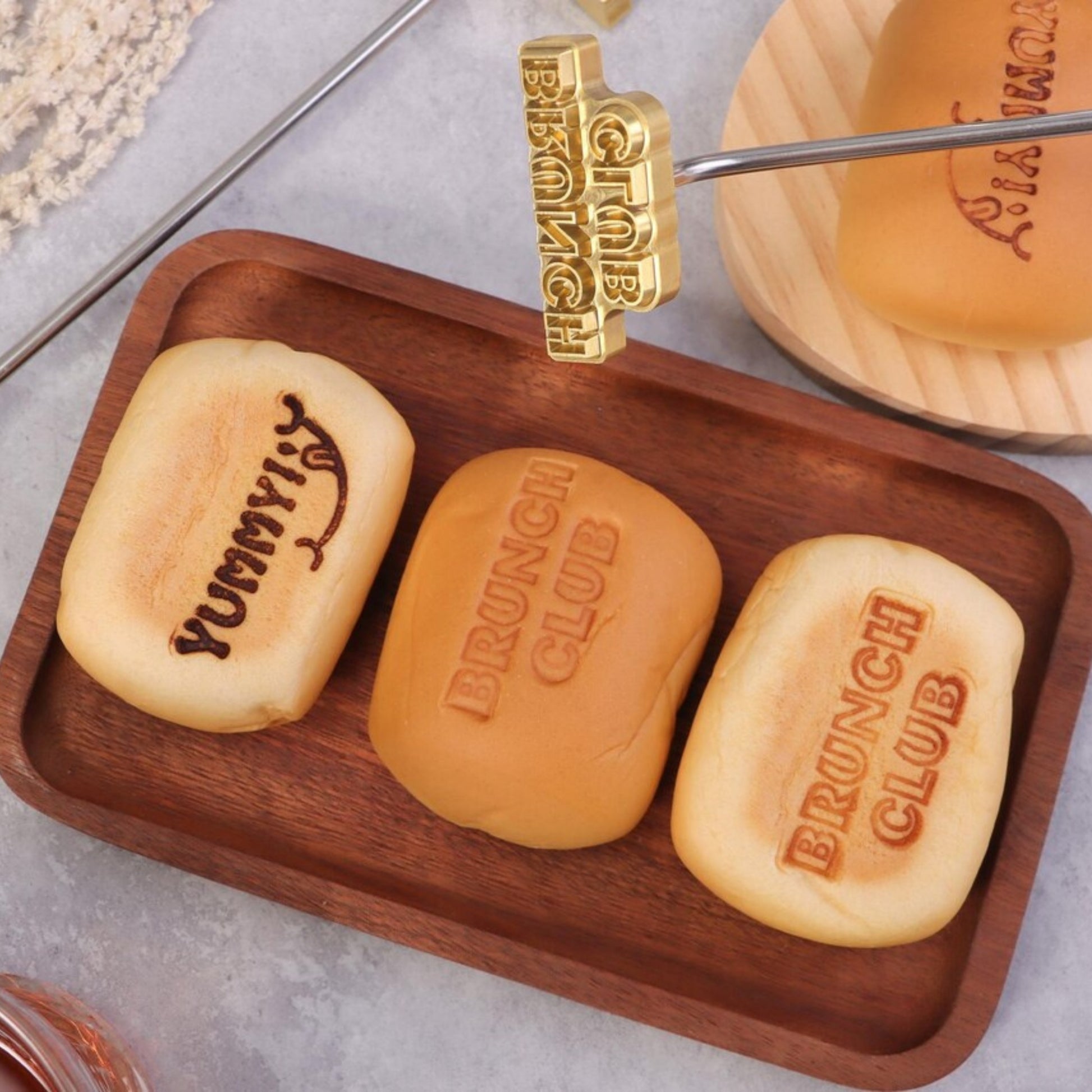 Custom Brass Branding Iron for Baking - Personalized Cake & Bread Stamp9
