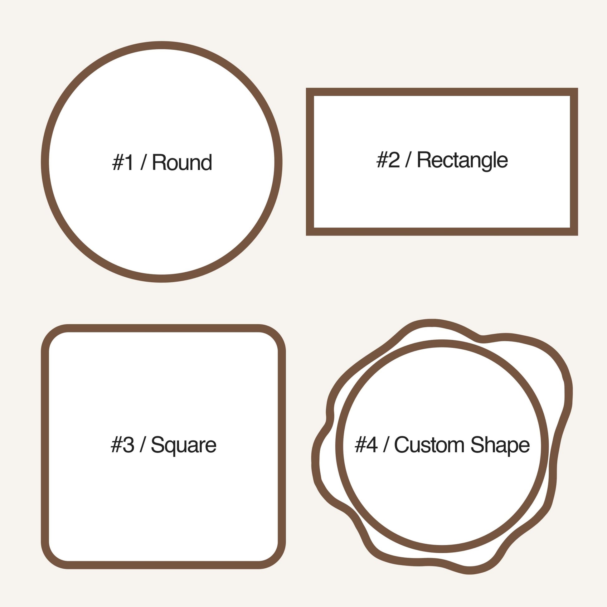 Pegatinas de PVC Brillante Personalizadas - Etiquetas Impermeables Premium23