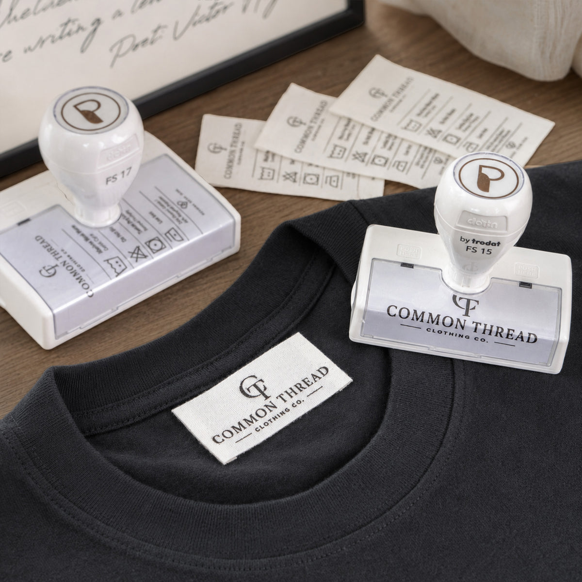 Custom Logo Self-Inking Fabric Stamp35