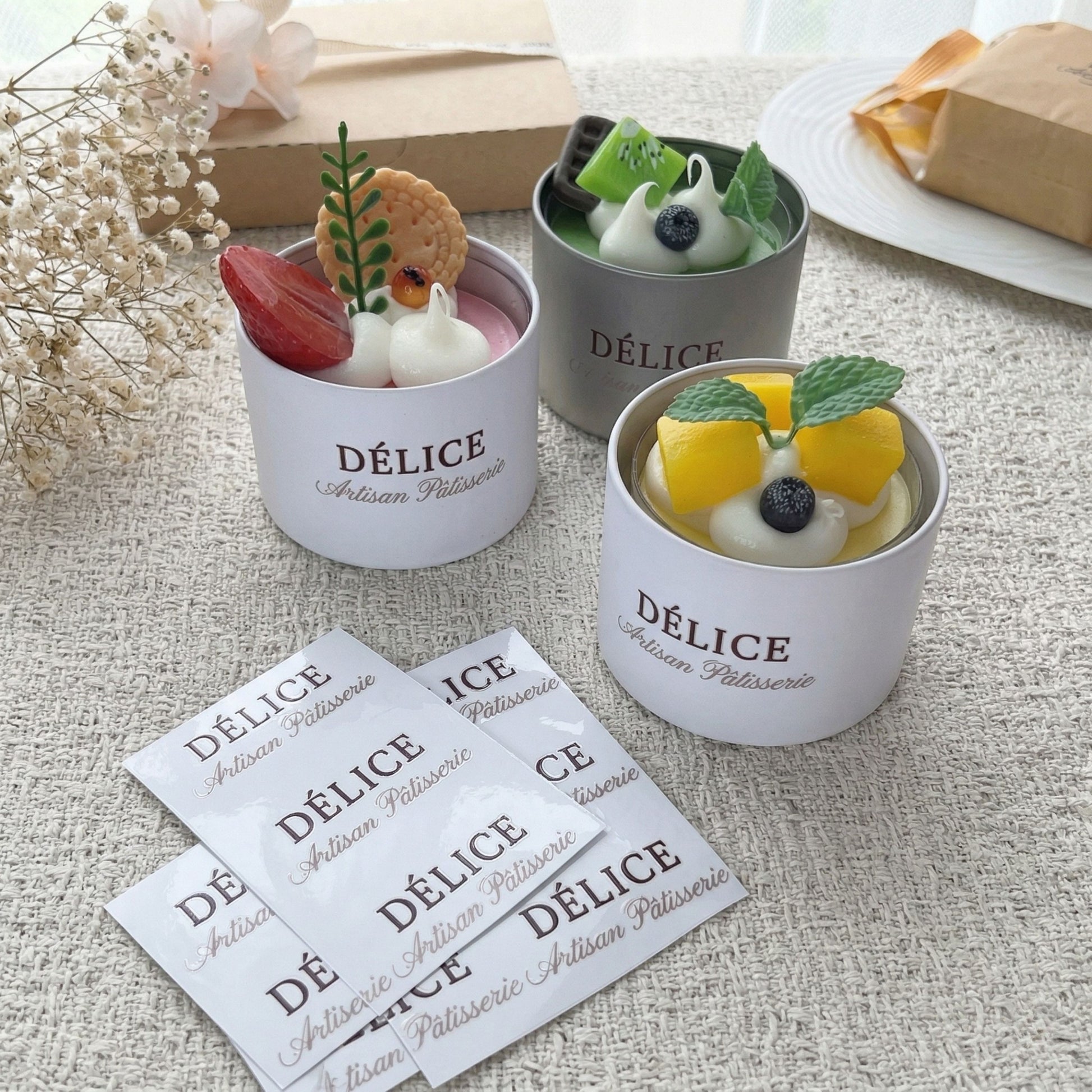 Pegatinas de Transferencia UV DTF Personalizadas - Calcomanías de Logo Empresarial Impermeables8