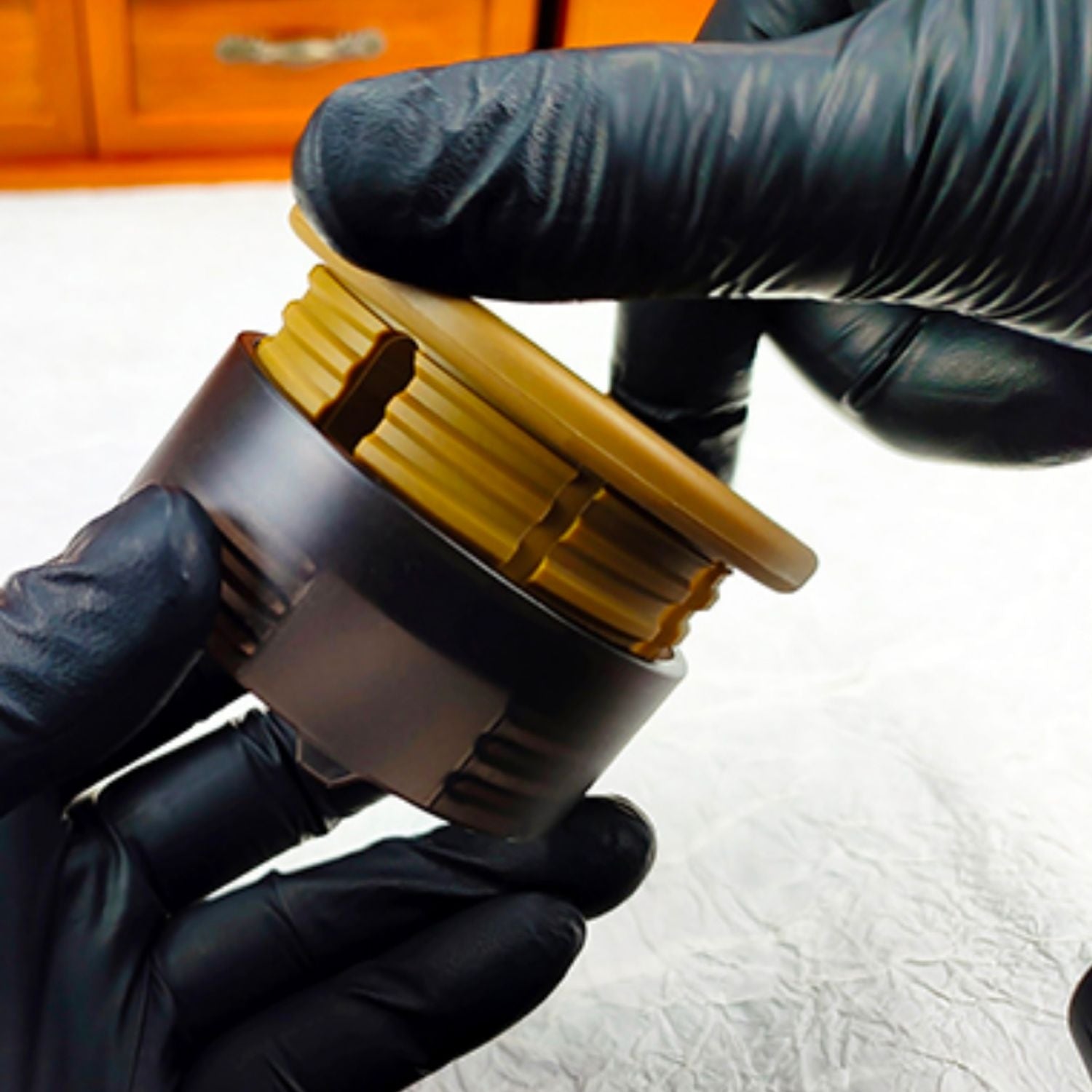 Hornillo para Lacre Ajustable en Altura Dorado Antiadherente6