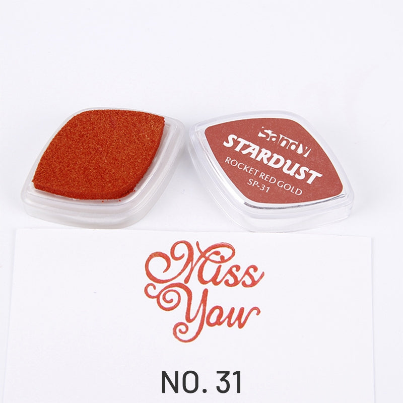Shiny Pearlescent Color Eye Finger Painting Ink Pad31